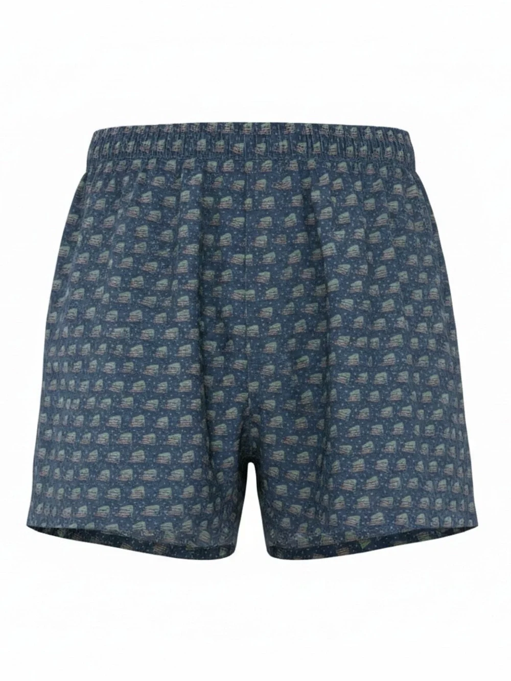 Vineyard Vines Navy Holiday Print Boxer Shorts